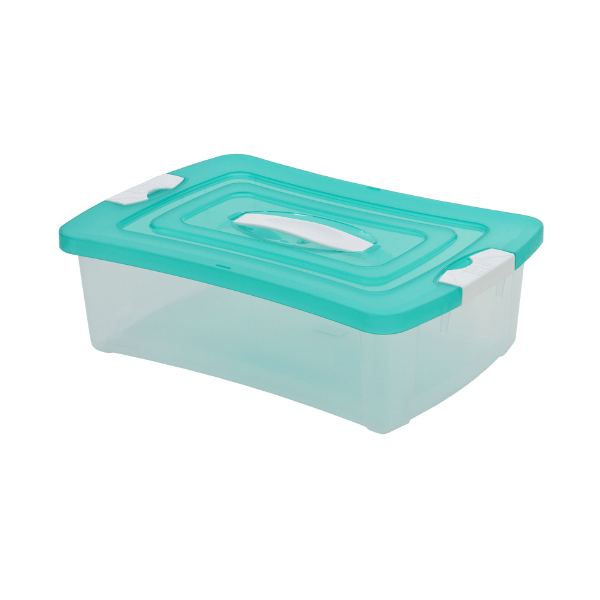 Caixa Média Baixa com Trava e Alça 8,1L