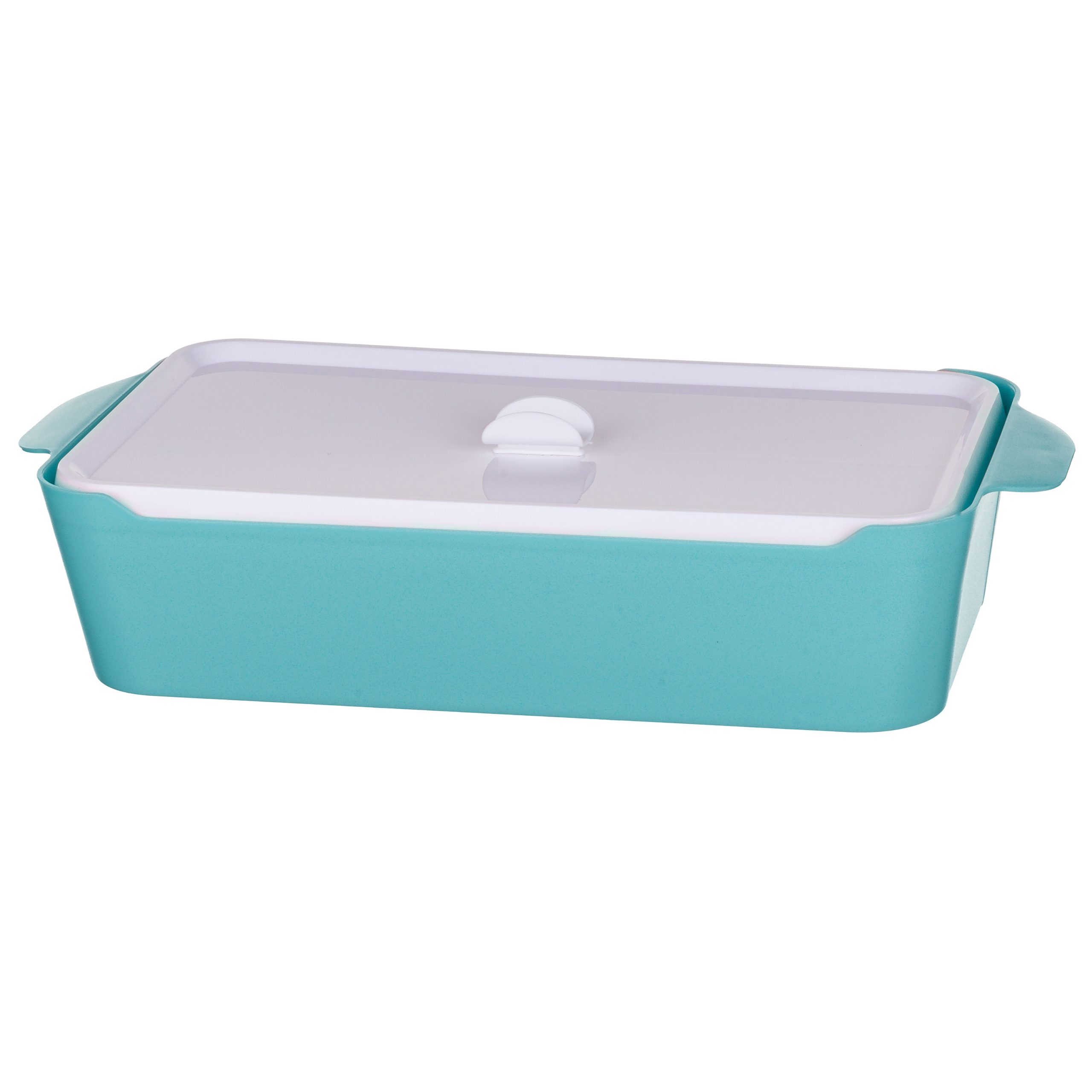 Caçarola Retangular Com Tampa e Alça 1,6L